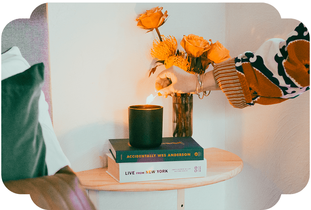 candles that smell like weed