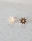 14 karat gold stud earrings