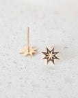 14k solid gold studs