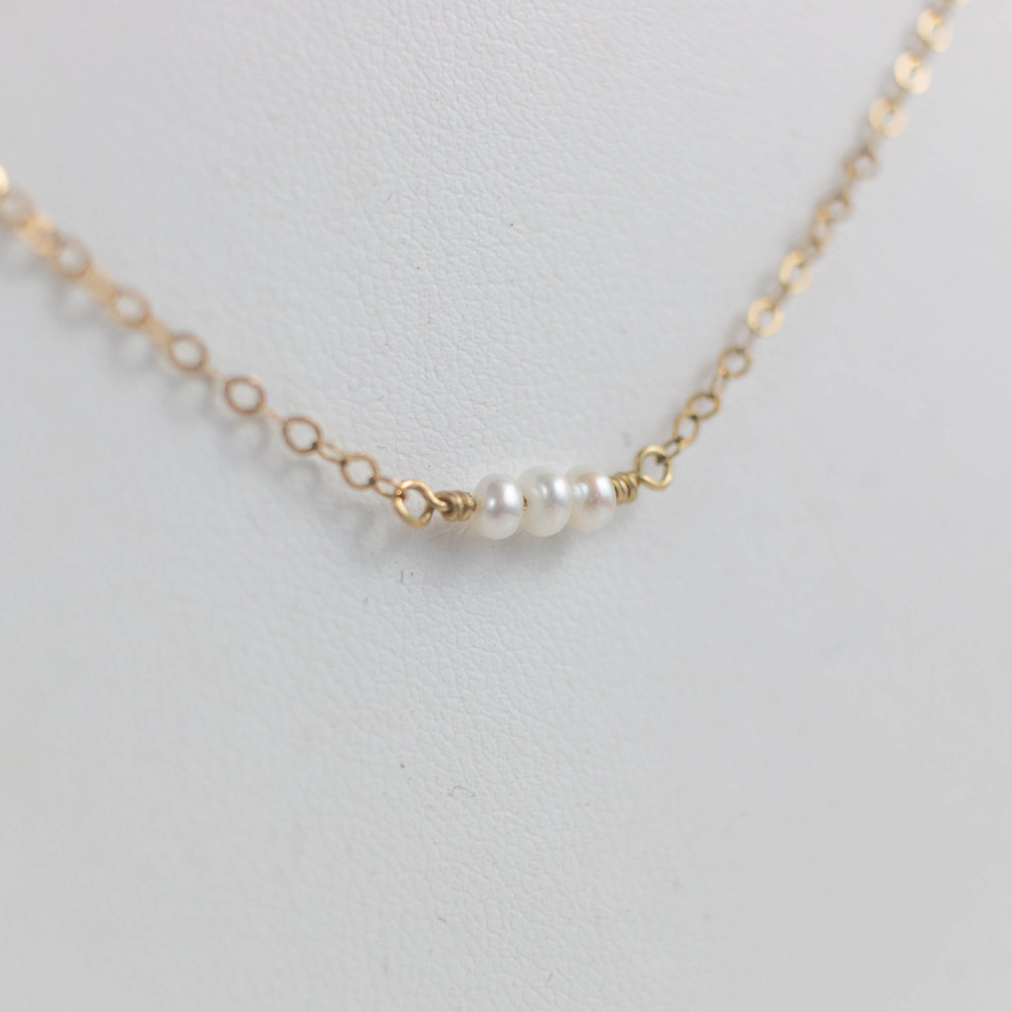 Amara Tiny Pearl Necklace