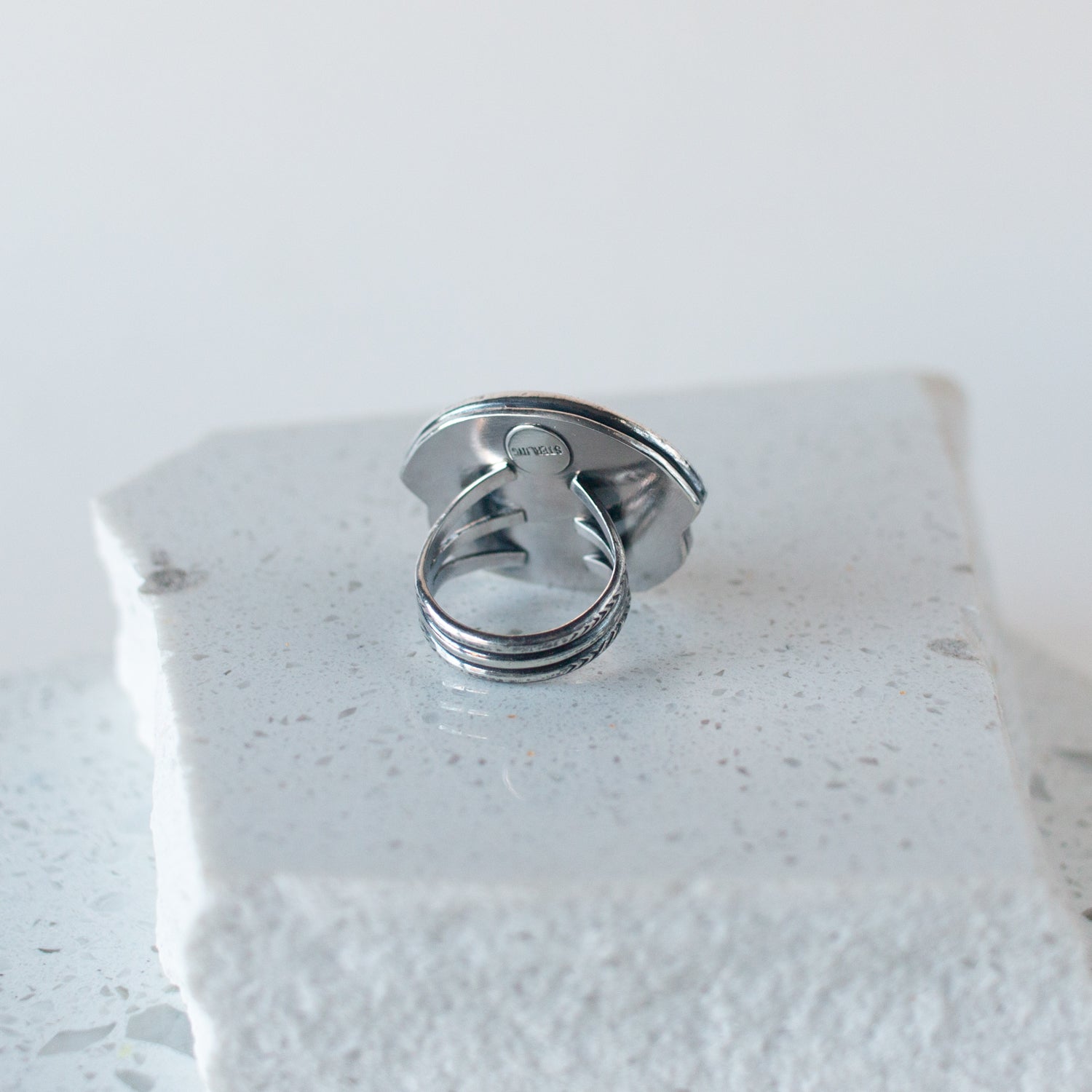 Sand Hill Turquoise Ring - Size 8.25 - Desert Sky
