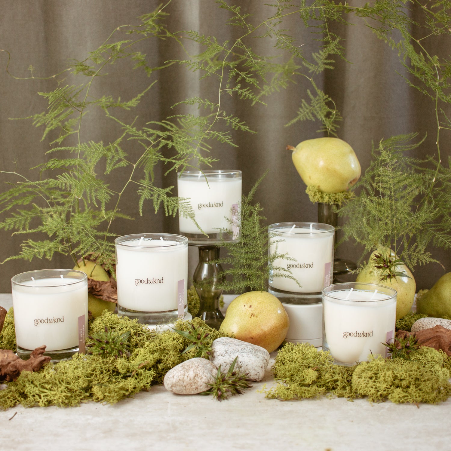 hinoki scented candle