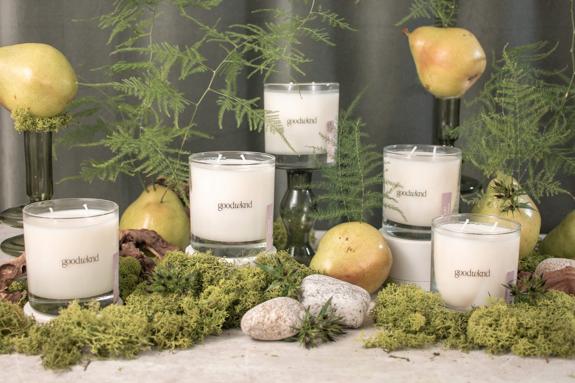 hinoki scented candle