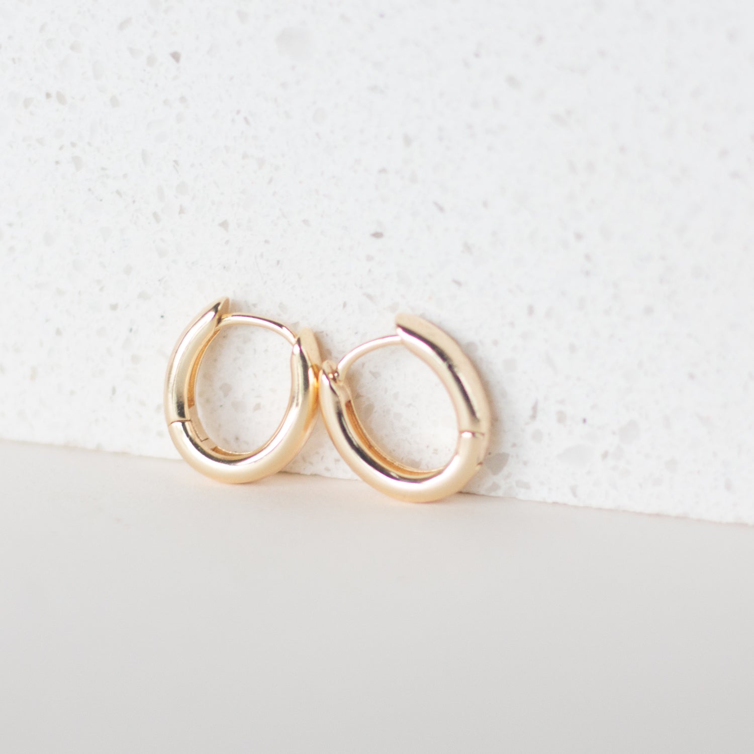gold everyday hoops
