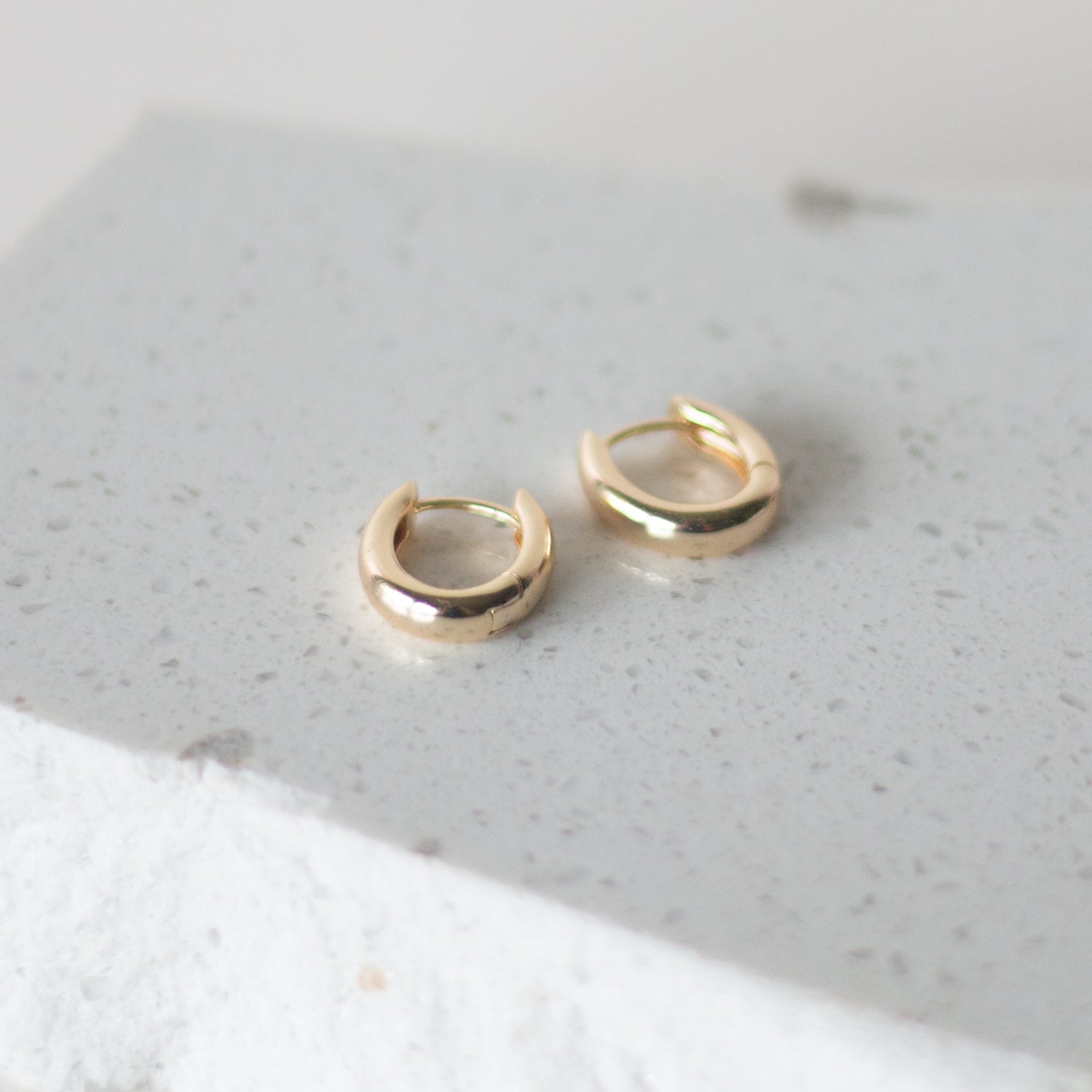 gold everyday hoops