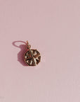 18K Gold PVD-plated stainless steel, anti-tarnish charm