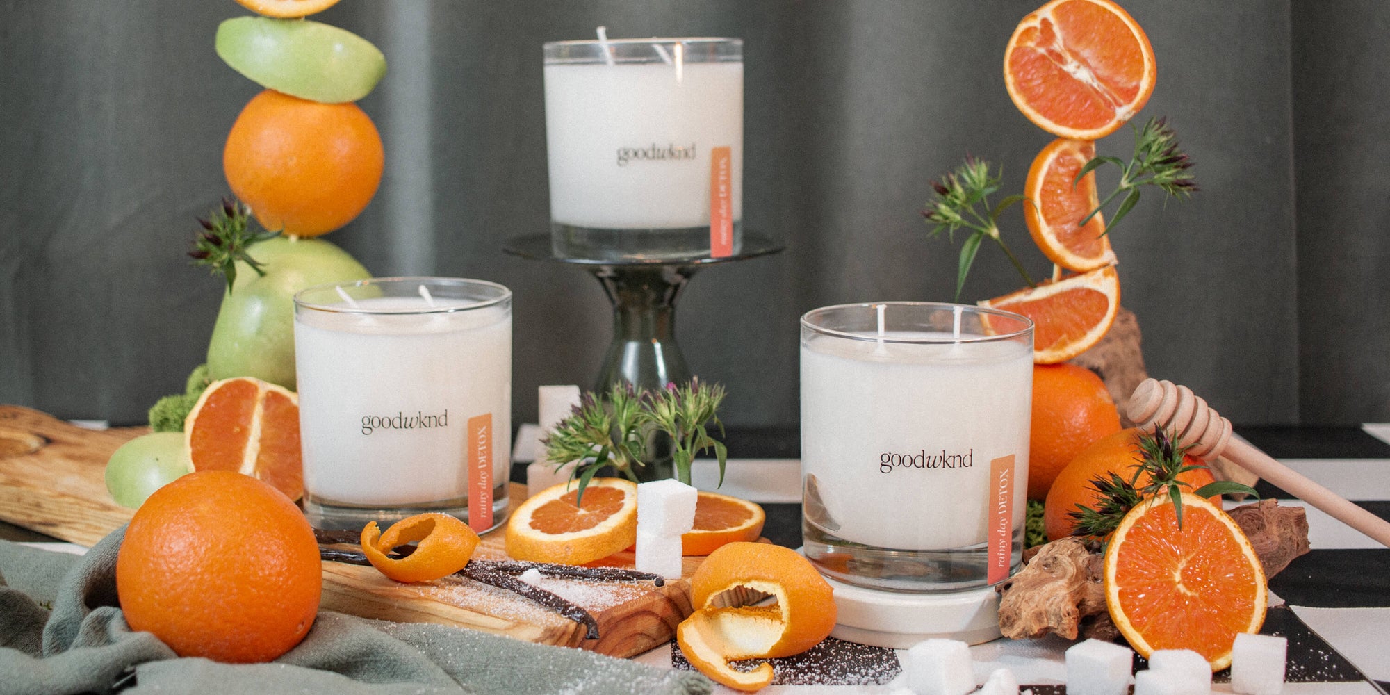 rainy day detox scented candle