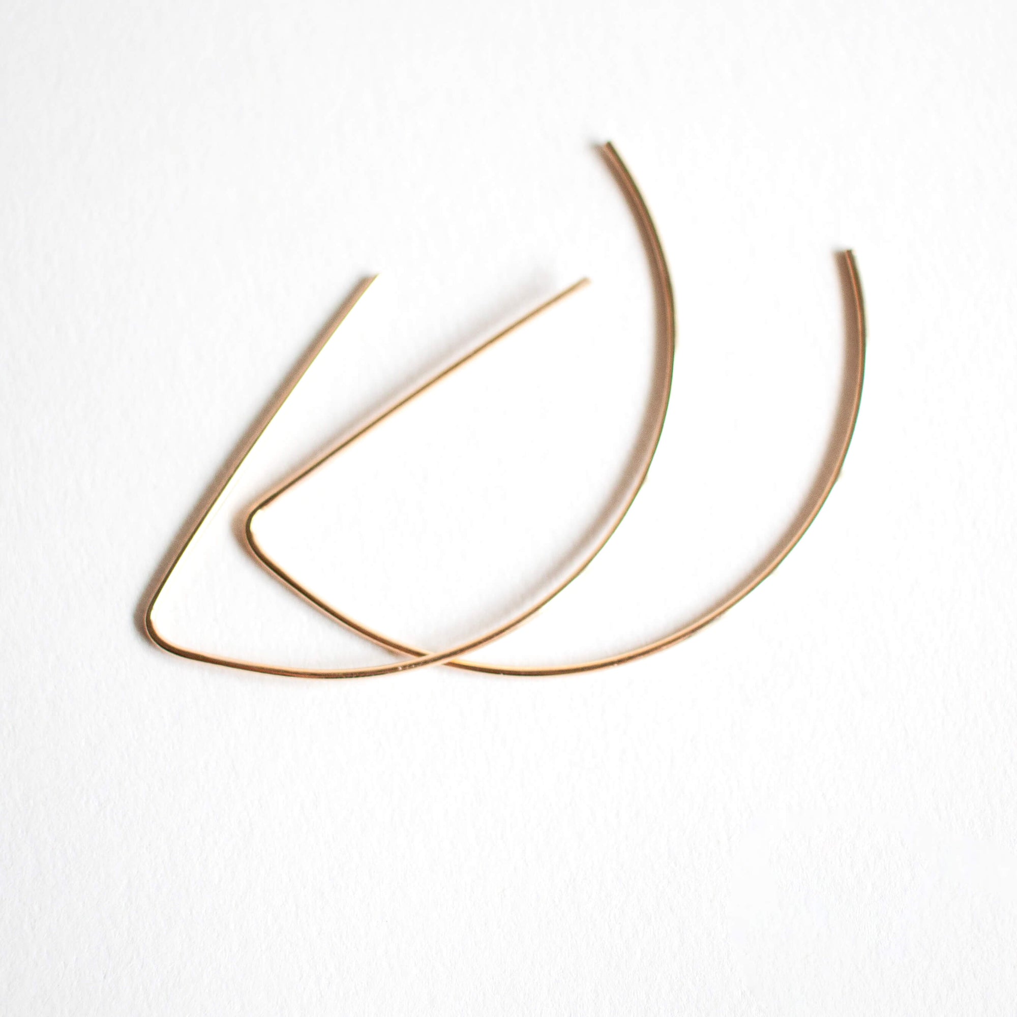 Abstract Half Moon Earrings
