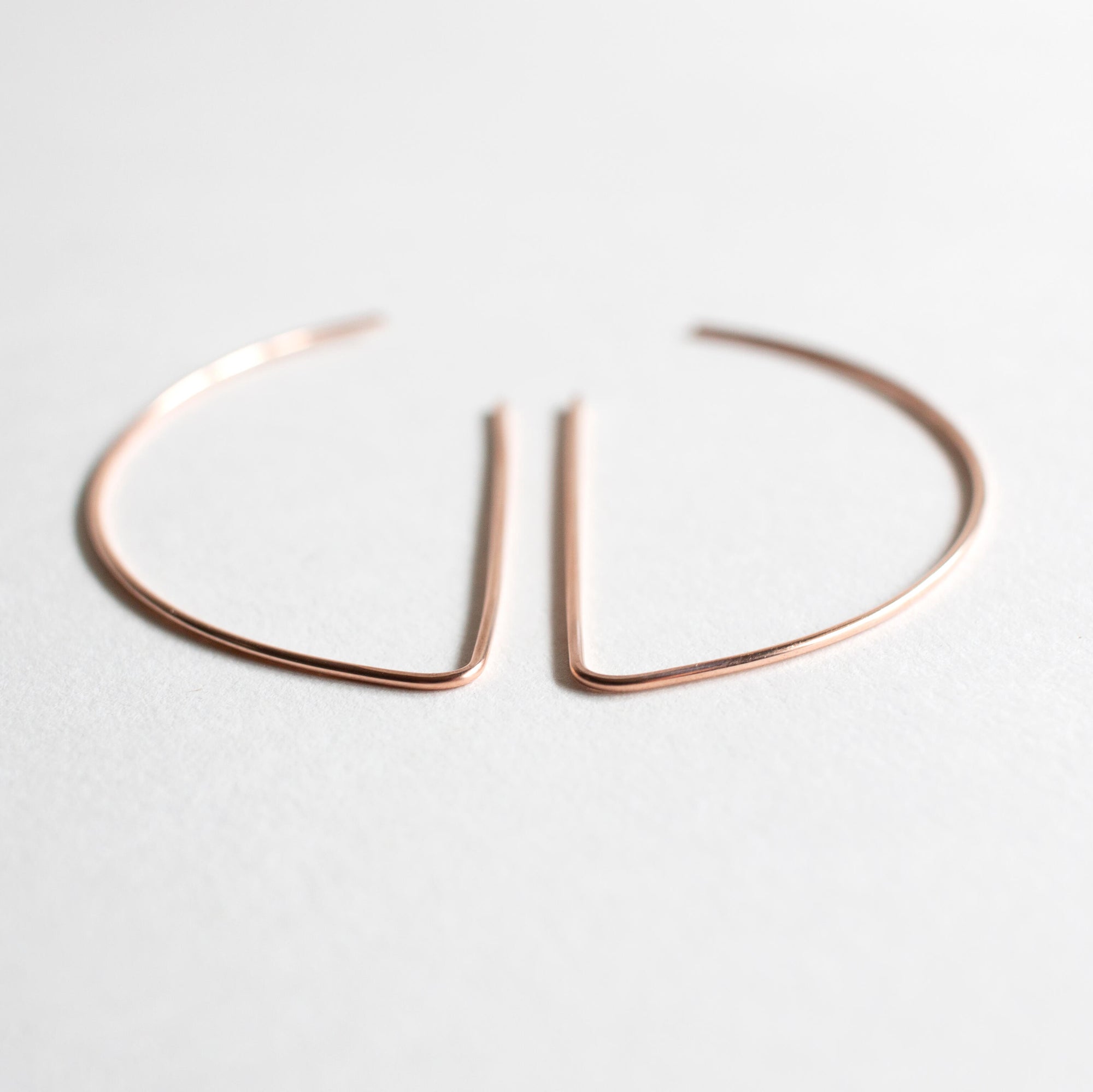 Abstract Half Moon Earrings