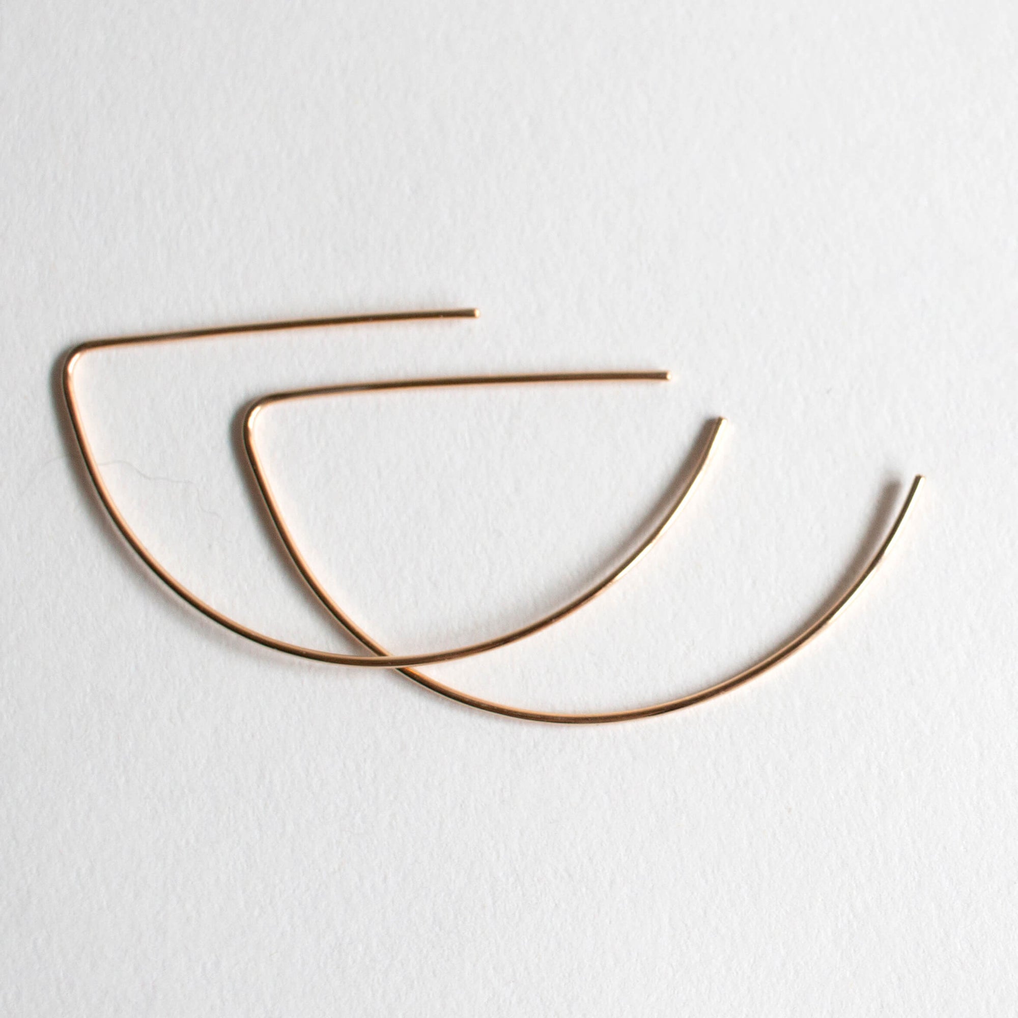 Abstract Half Moon Earrings