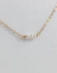 Amara Tiny Pearl Necklace | Modern Pearl Jewelry - Good Wknd