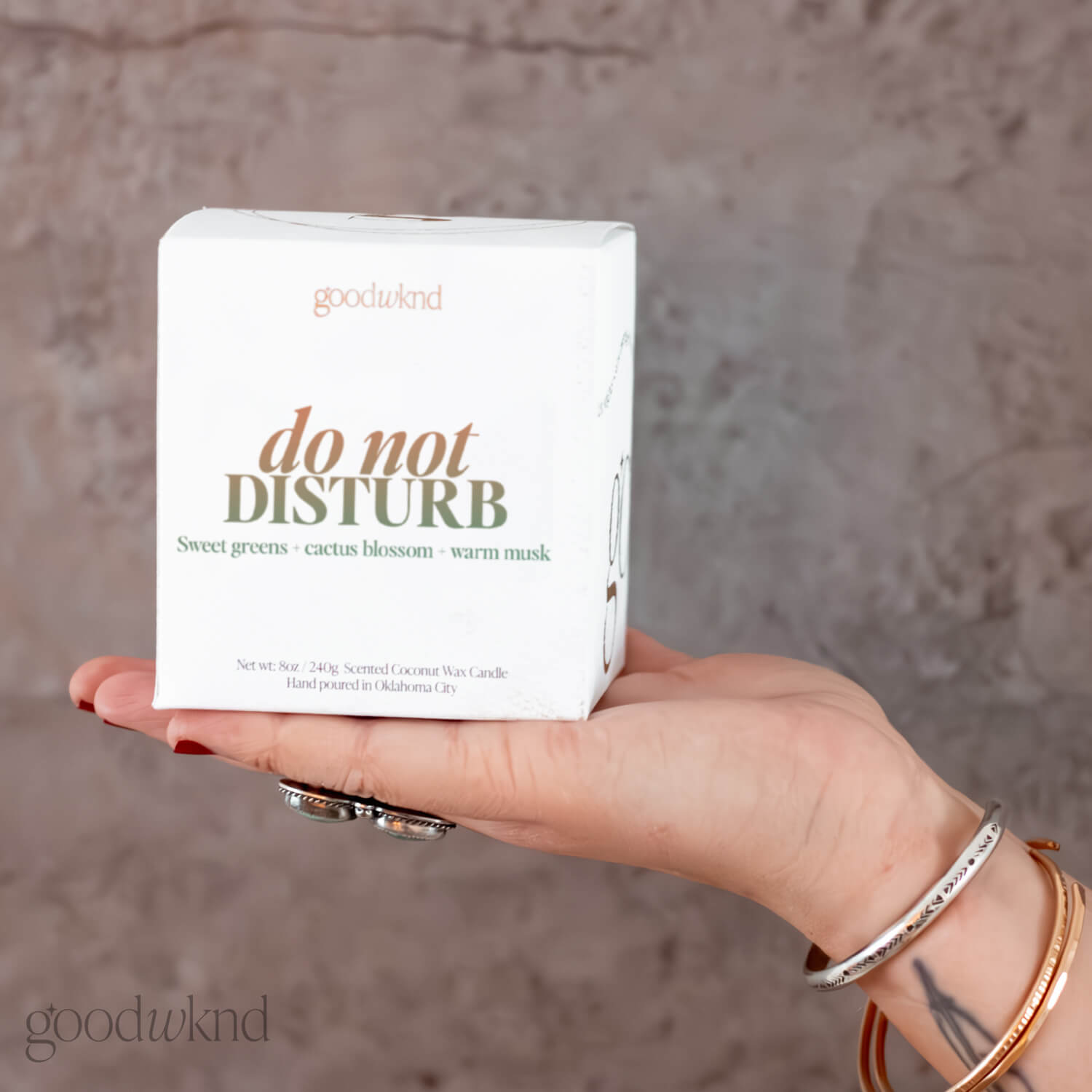 do not disturb scented candle