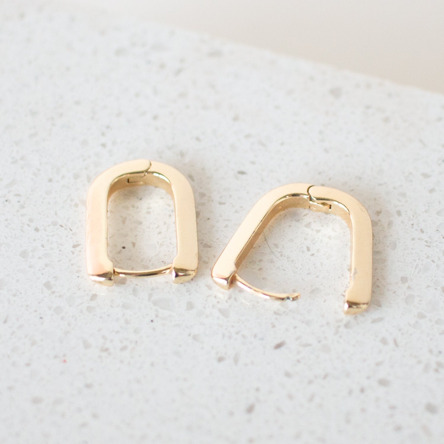 lucia small gold hoops