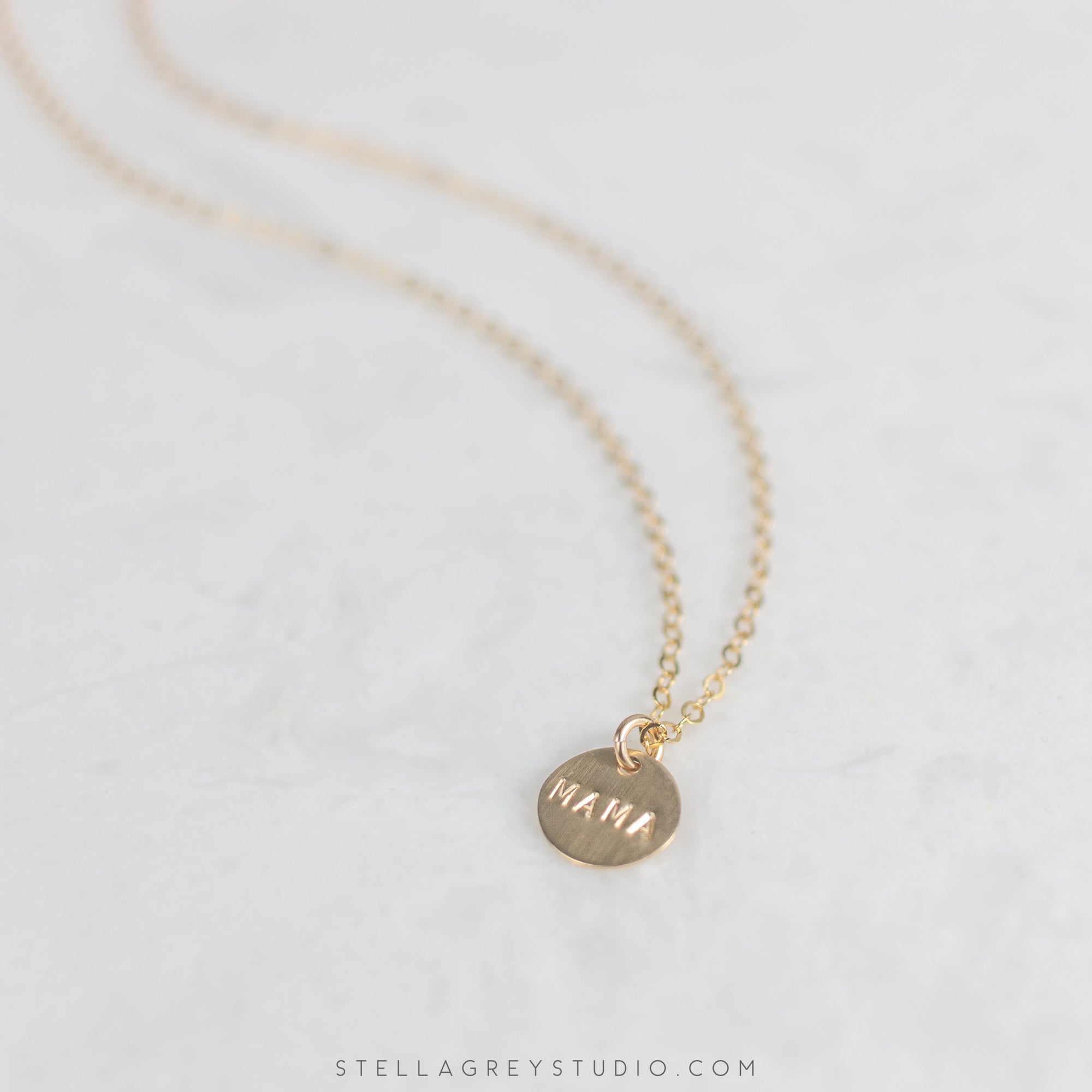 mama necklace gold