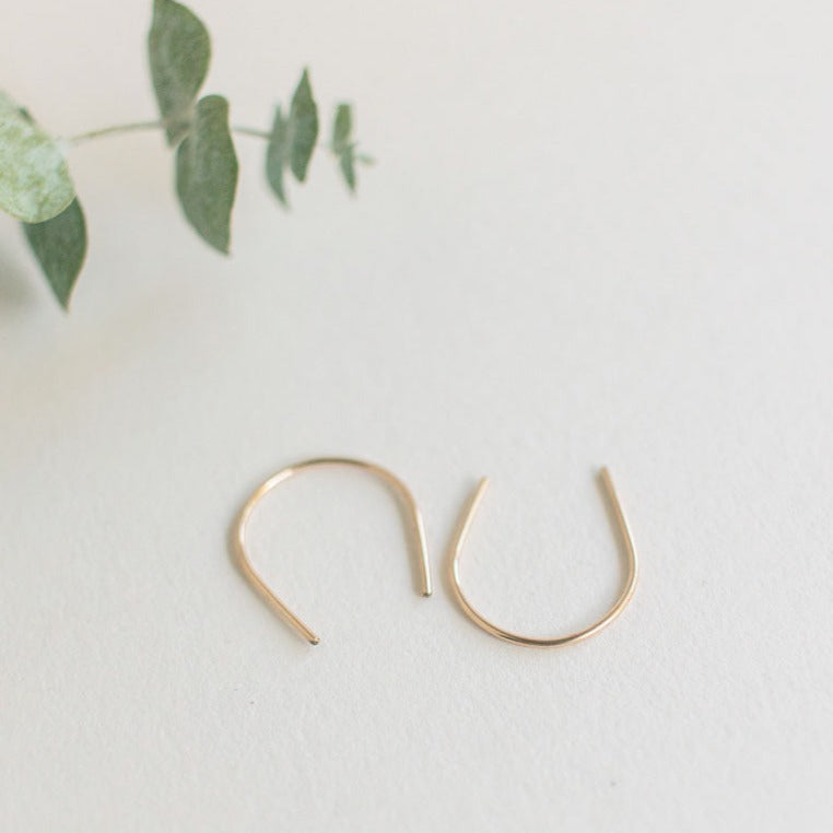 dainty gold earrings