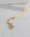 Lylou Personalized Initial Disc Necklace - 6mm - Good Wknd