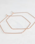 Mia Hexagon Hoops - Good Wknd