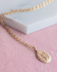 Miraculous Medal Necklace | Our Lady of Graces Necklace - Good Wknd