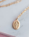 Miraculous Medal Necklace | Our Lady of Graces Necklace - Good Wknd