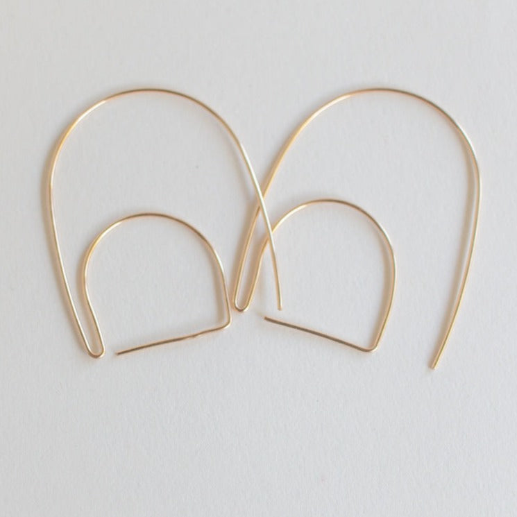 magic hour gold statement earrings