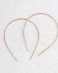 Saffron Arching Hoop Earrings - Good Wknd