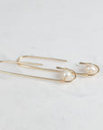 Zosia Architectural Pearl Earrings | Modern Pearl Jewelry - Good Wknd