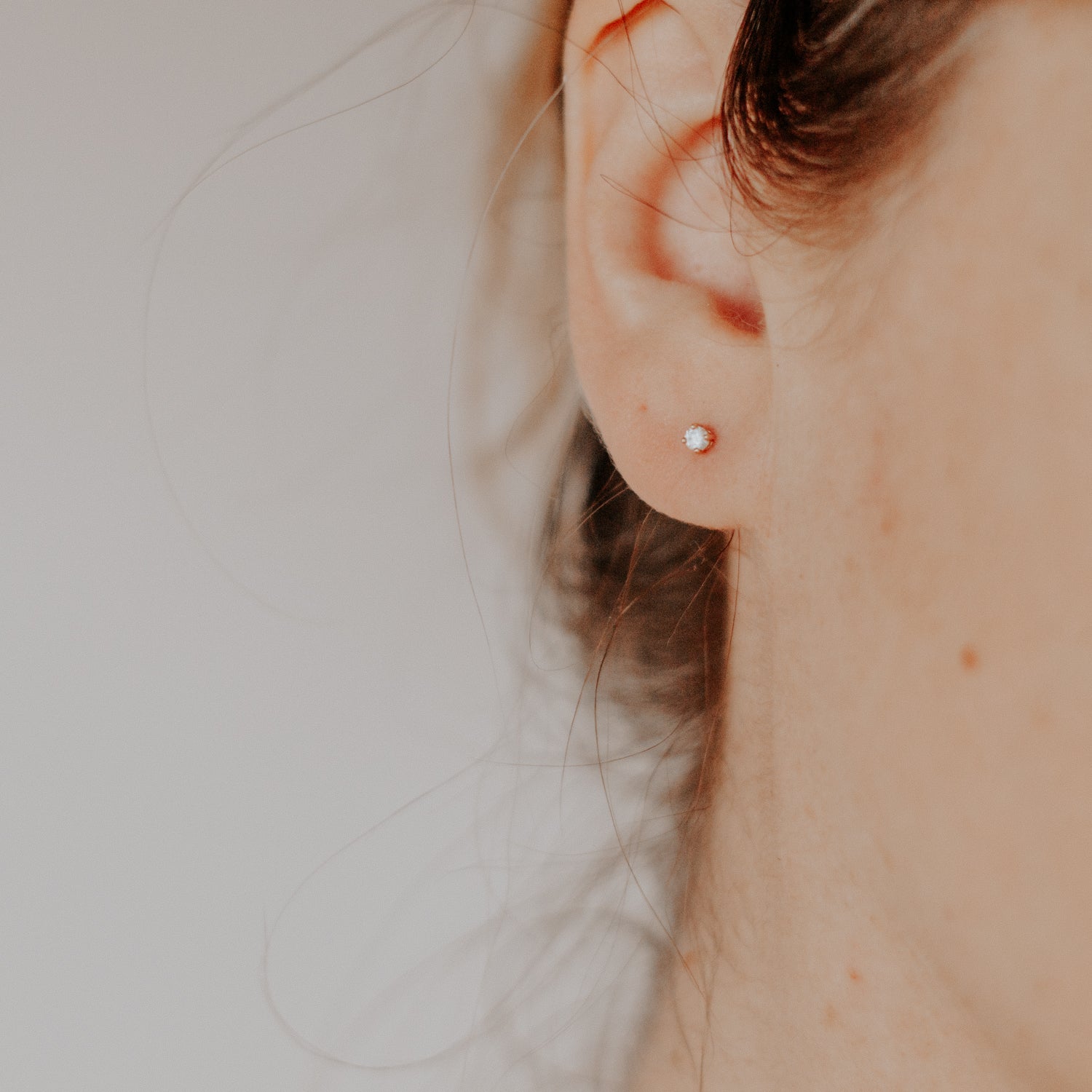 14k gold nap earrings