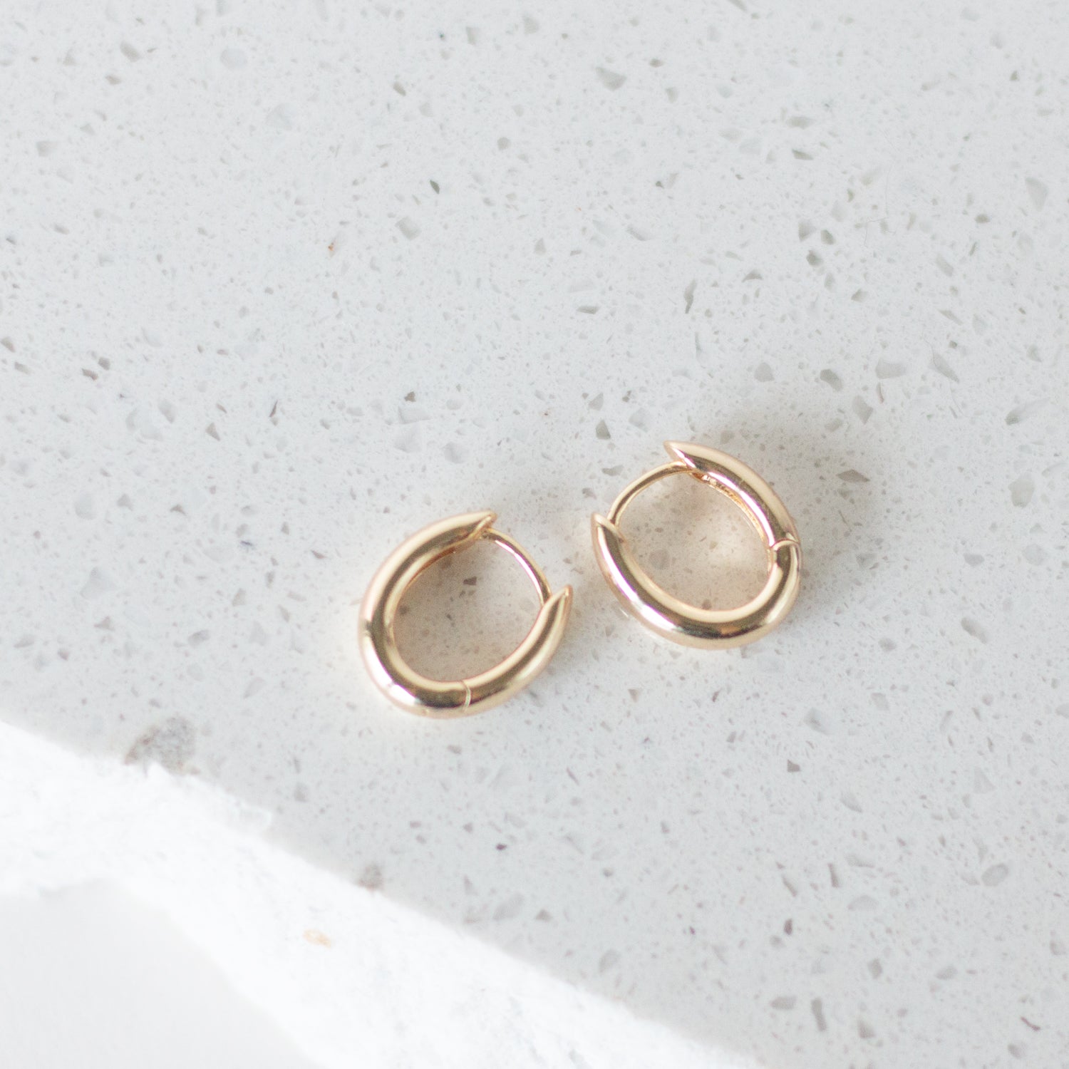 gold everyday hoops