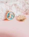 zodiac charm aquarius waterproof stainless steel
