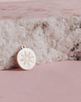 gold necklace charm