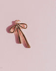 Elongated Gold Bow Charm