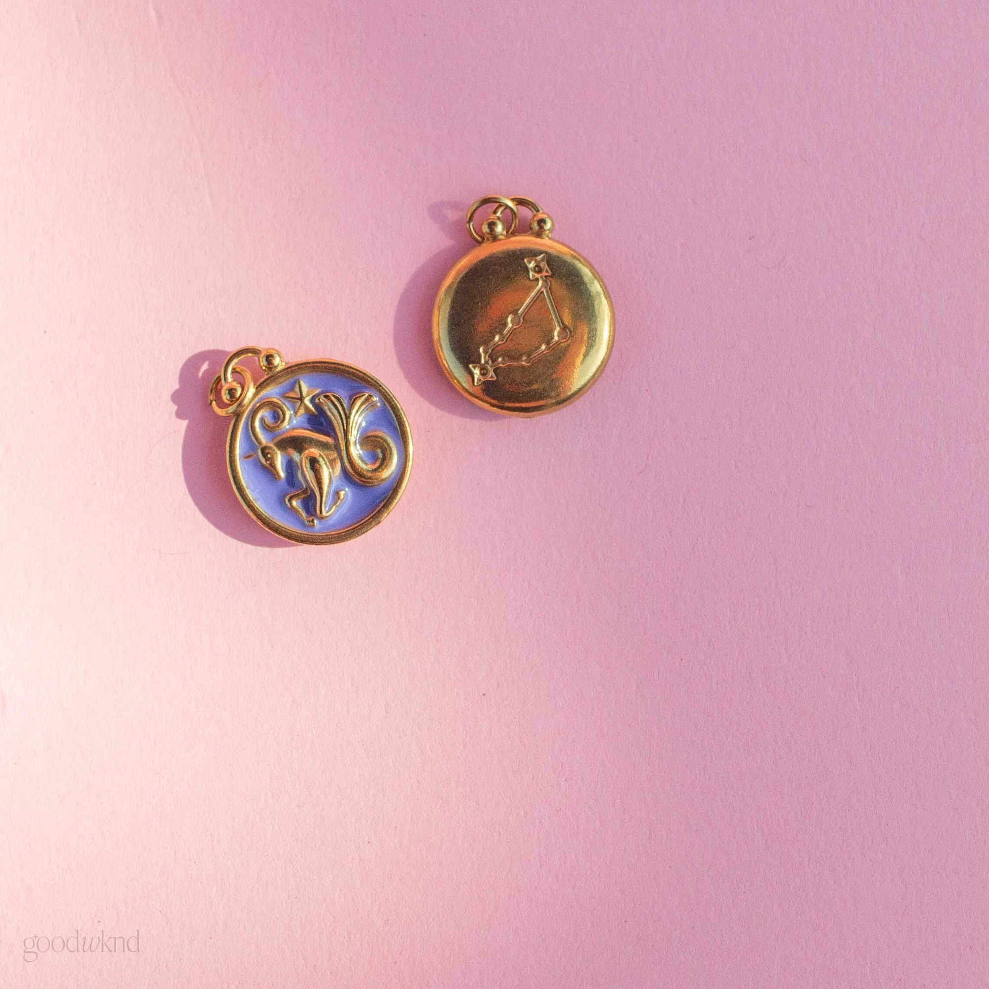 waterproof capricorn zodiac charm 