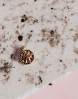 waterproof, tarnish resistant gold charm from stainless steel