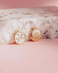 Sagittarius zodiac charm with gold stainless steel