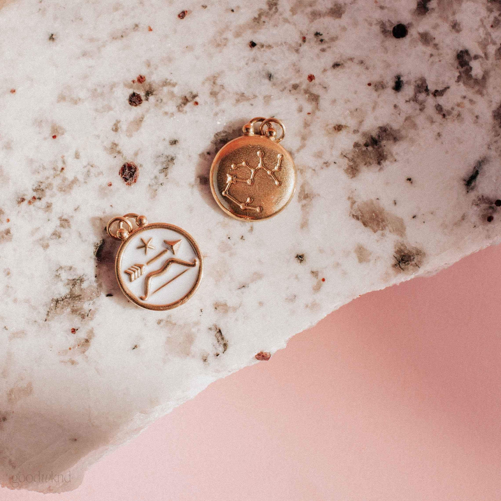 non tarnish Sagittarius zodiac charm