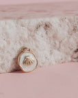 non tarnish gold seashell charm