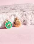 taurus zodiac charm with hypoallergenic stainless steel