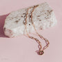waterproof, tarnish-resistant stainless steel gold necklace