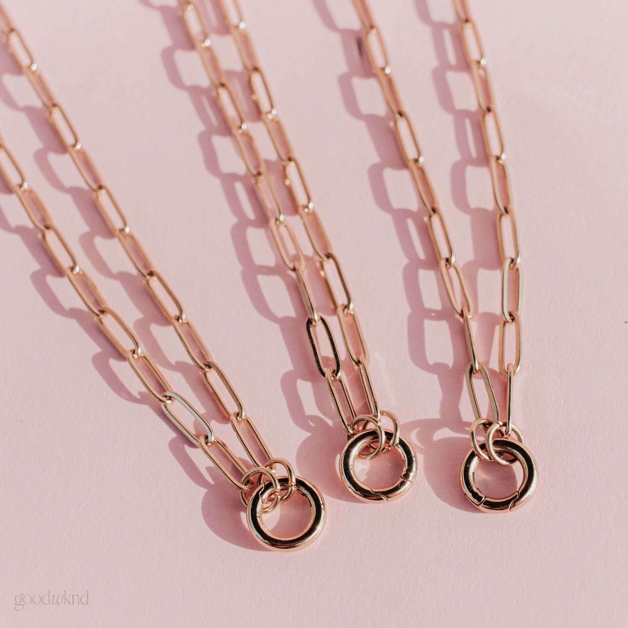 18k gold stainless steel charm necklaces