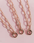 18k gold stainless steel charm necklaces