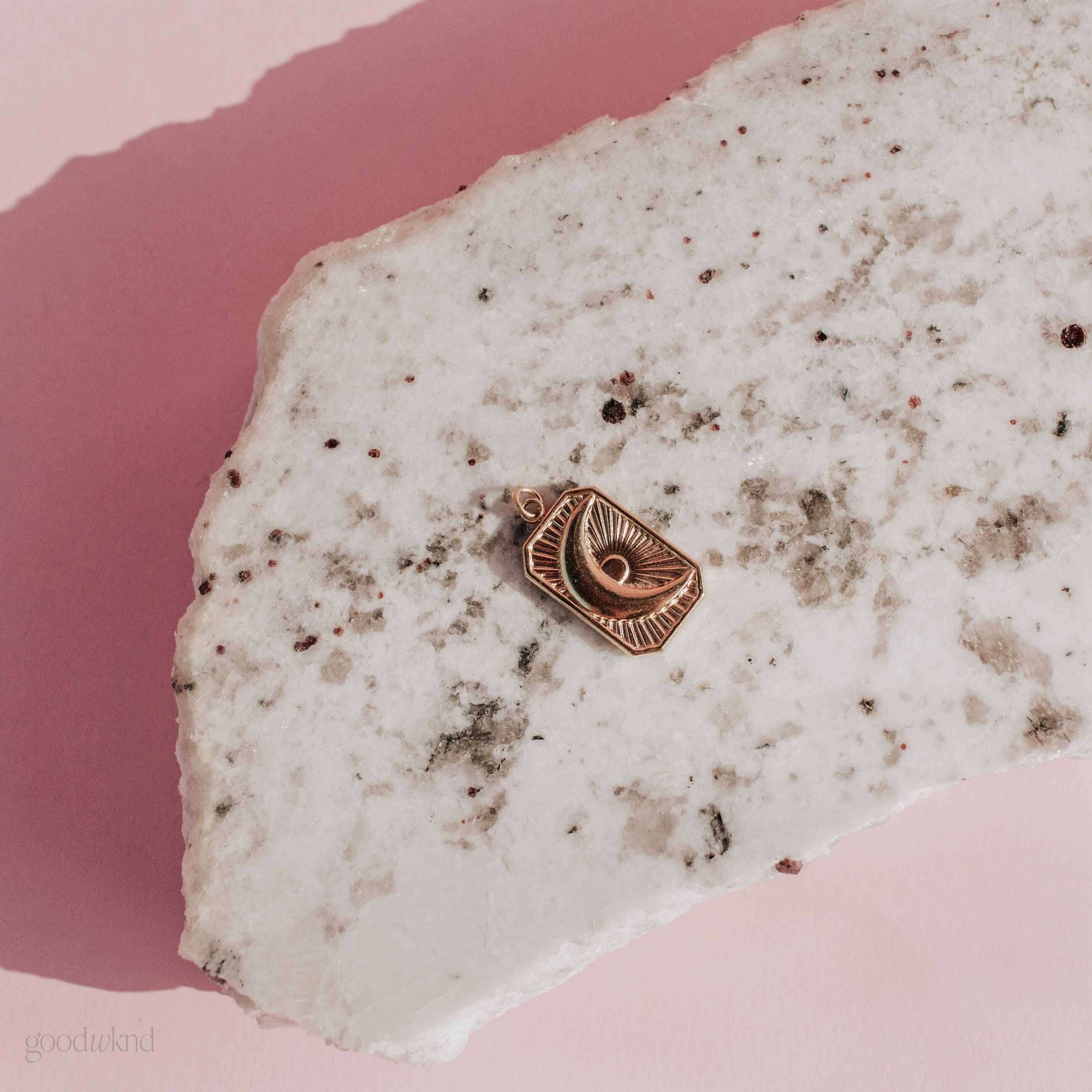 waterproof gold necklace charm