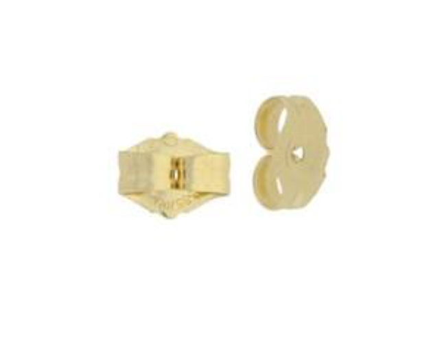14k Solid Gold Ear Nut - Single Replacement