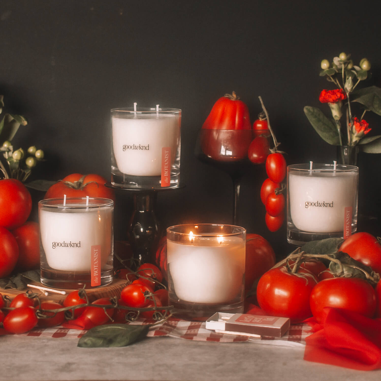 the botanist tomato scented candle