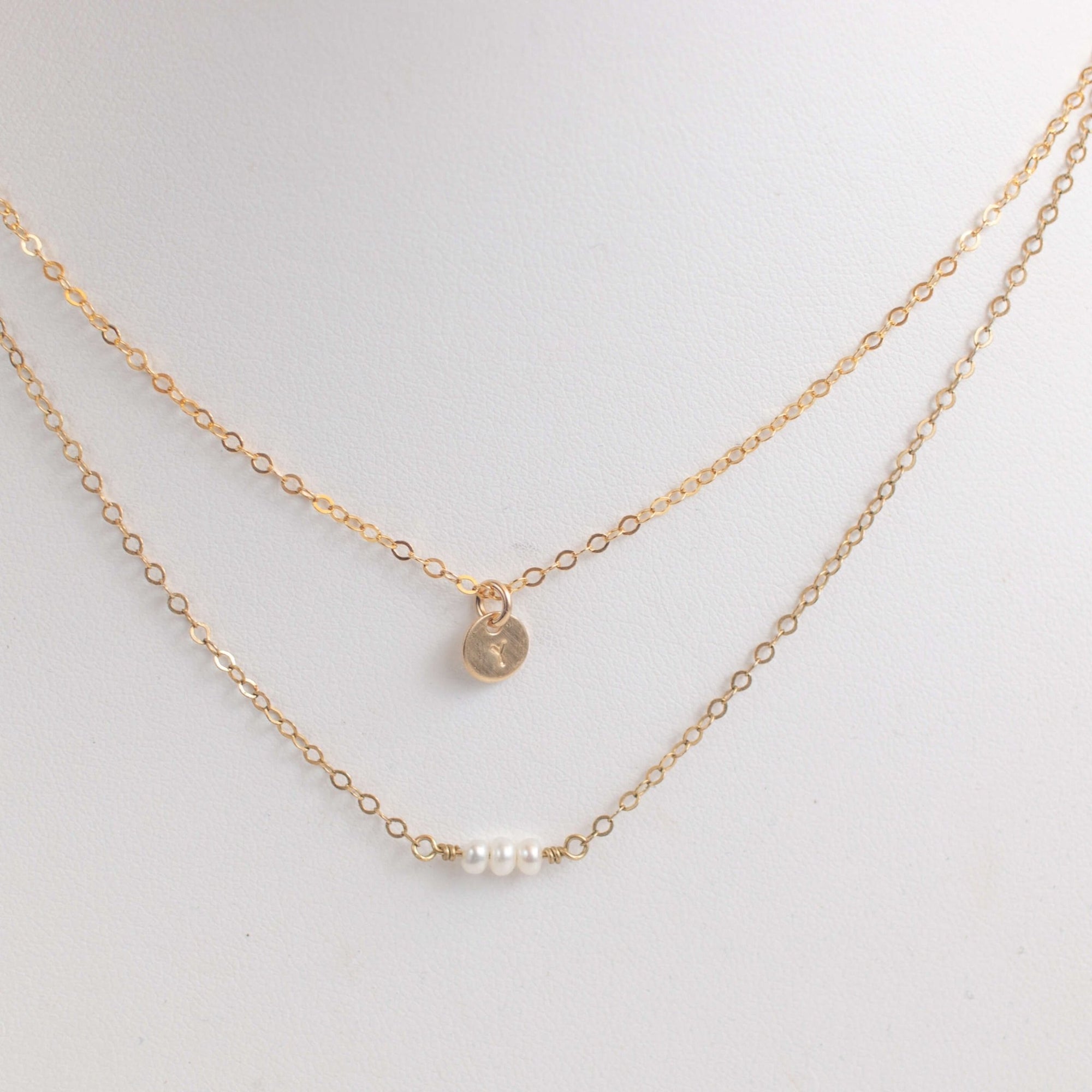 Amara Tiny Pearl Necklace | Modern Pearl Jewelry - Good Wknd
