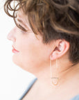 Brigitte Labradorite Gemstone and Gold Drop Earrings - Good Wknd