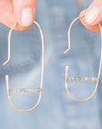 Brigitte Labradorite Gemstone and Gold Drop Earrings - Good Wknd