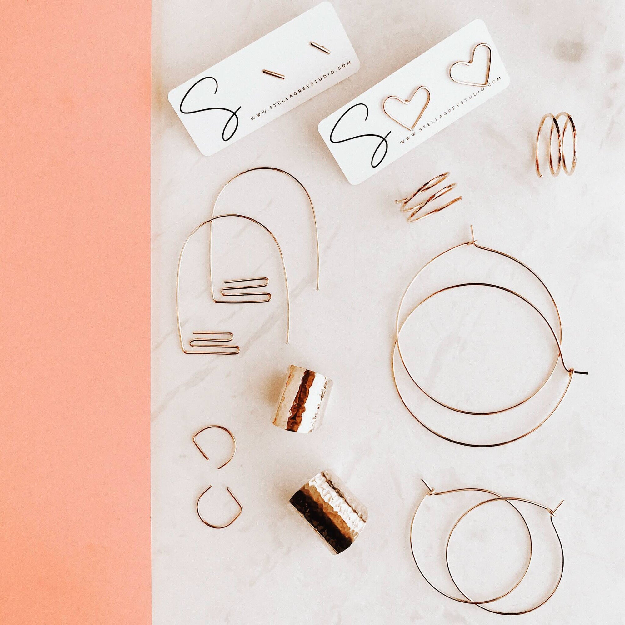 Classic Gold Hoop Earrings - Large - Good Wknd