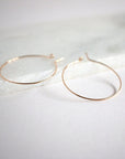 Classic Gold Hoop Earrings - Large - Good Wknd