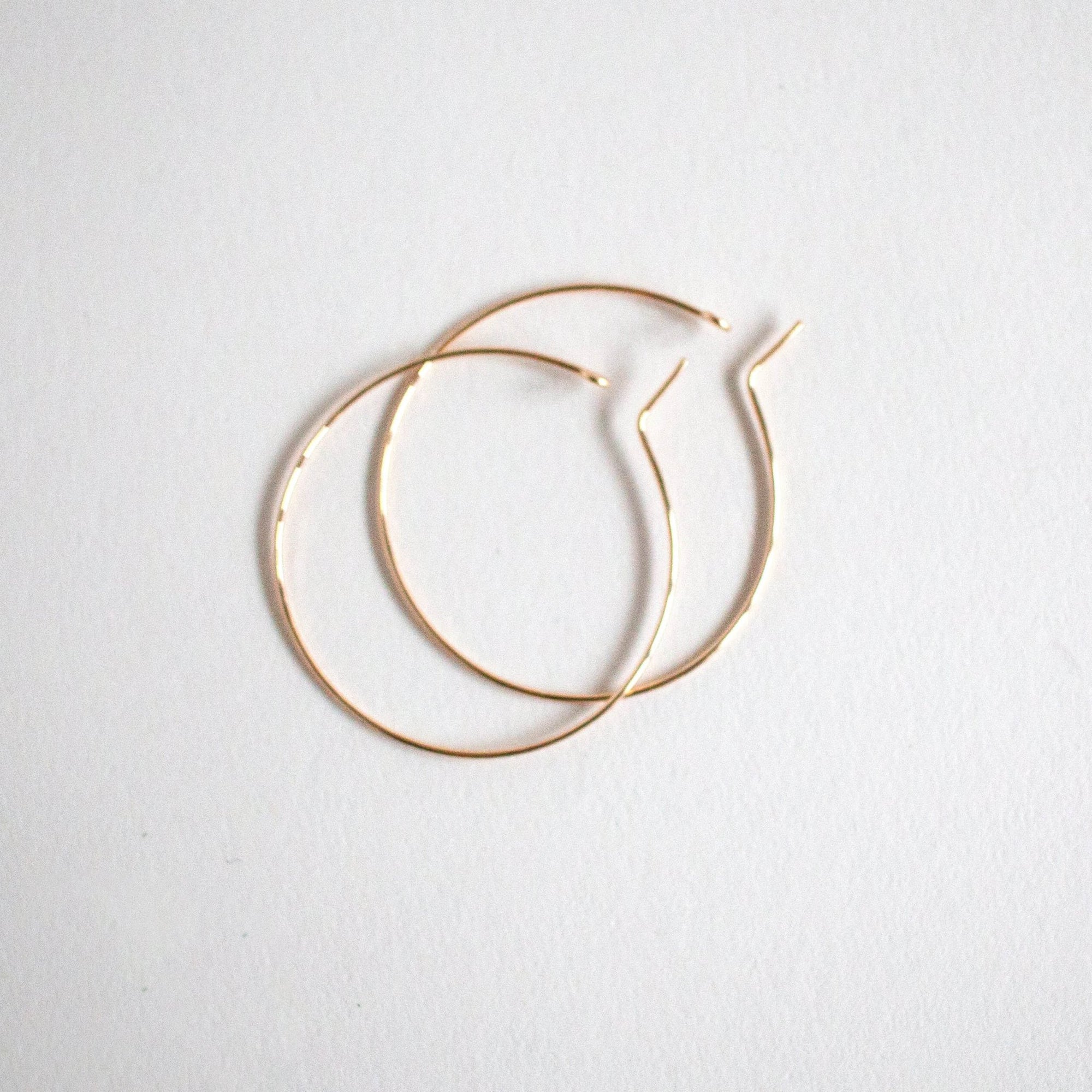Classic Gold Hoop Earrings - Large - Good Wknd