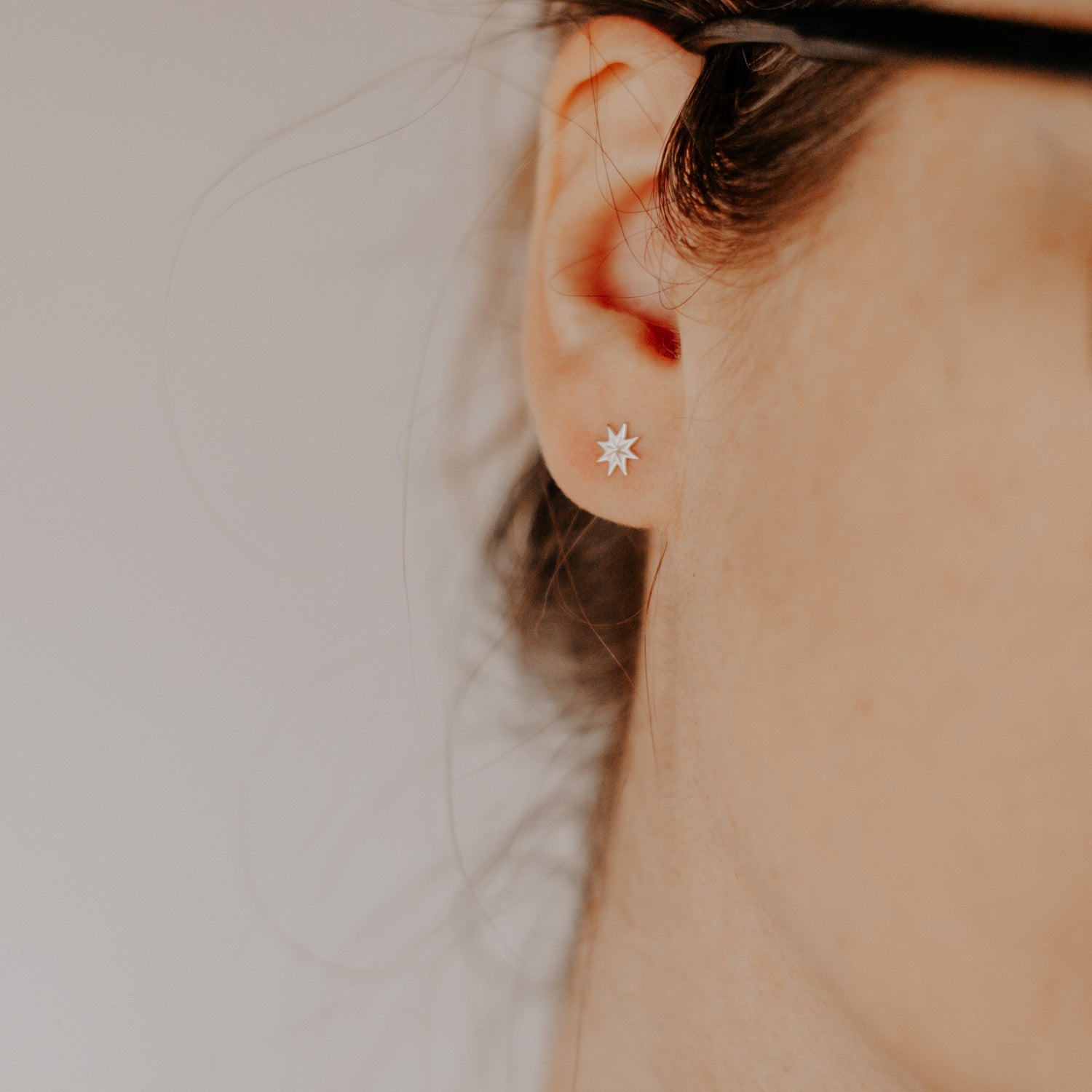 Supernova 14k Solid Gold Stud Earrings - Good Wknd